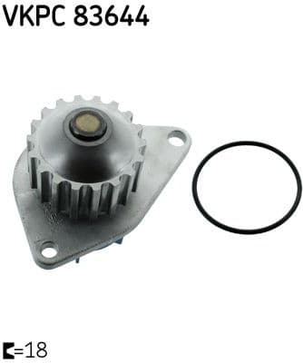 Water Pump, engine cooling Aquamax VKPC 83644 - image 2