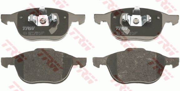 Brake pads front, Top Quality GDB1583