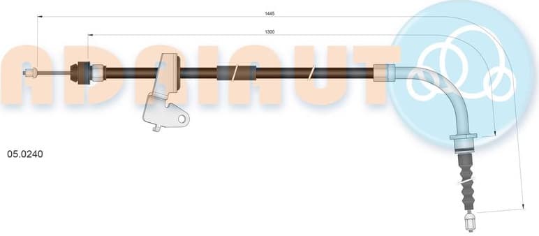 Cable handbrake 05.0240 - image 2