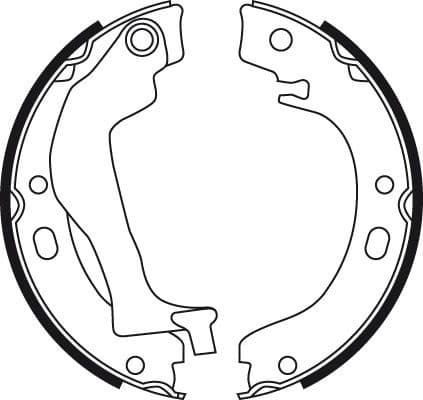 Brake shoes handbrake, Top Quality GS8746 - image 4