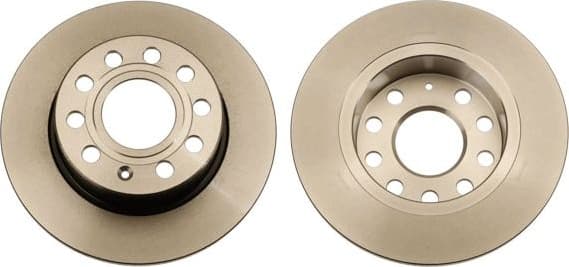 Brake discs kit rear, (2pcs), Top Quality DF4276