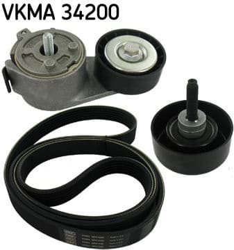 V-ribbed Belt Set VKMA 34200 - image 2