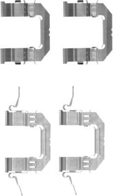Accessory Kit, disc brake pad 82507500
