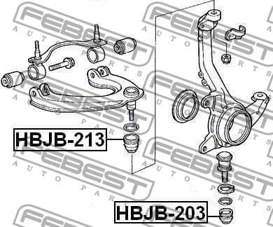 Bellow, ball joint HBJB-213 - image 2