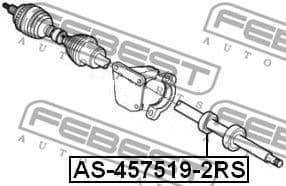 Bearing, drive shaft AS-457519-2RS - image 2