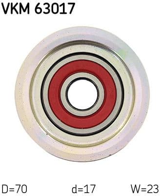 Tensioner belt VKM63017 - image 3