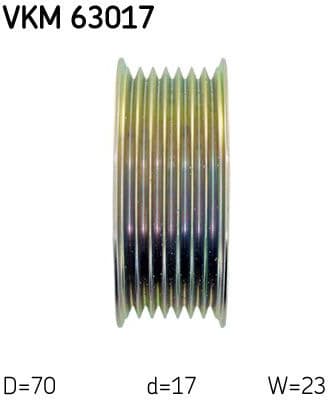 Tensioner belt VKM63017 - image 2