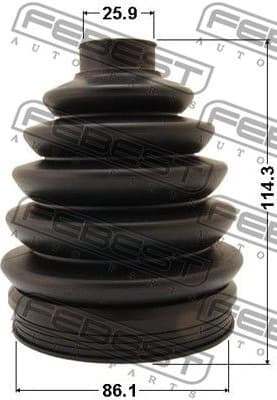 Bellow Kit, drive shaft 2317P-B6 - image 2