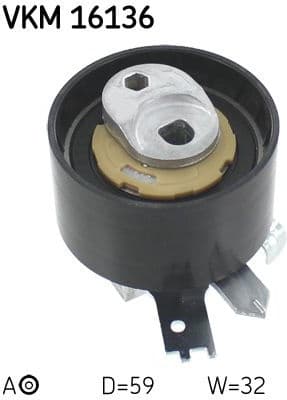 Tensioner Pulley, timing belt VKM 16136 - image 3