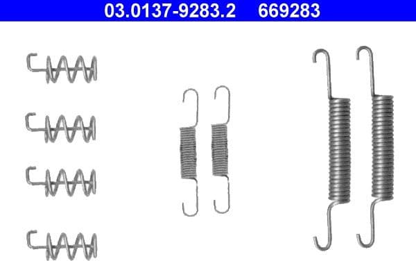 Accessory Kit, parking brake shoes 03.0137-9283.2