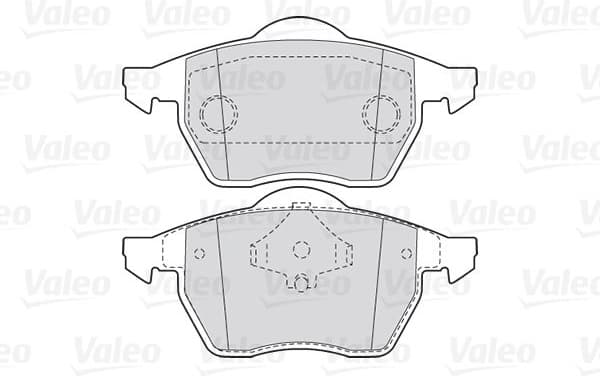Brake Pad Set, disc brake ESSENTIAL 301355 - image 2