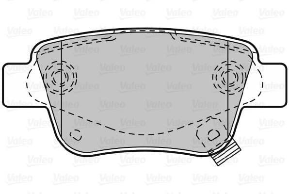 Brake Pad Set, disc brake 598812 - image 2