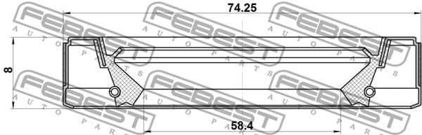 Shaft Seal, drive shaft 95GEY-60740808C - image 2