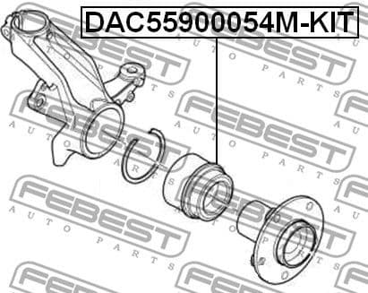 Wheel Bearing Kit DAC55900054M-KIT - image 2