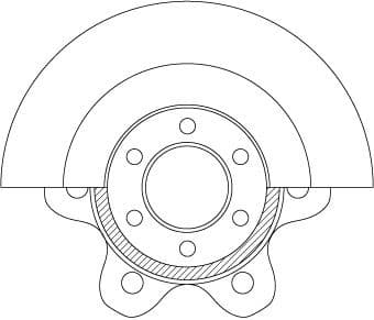 Brake Disc TRW SINGLE DF6532S - image 3