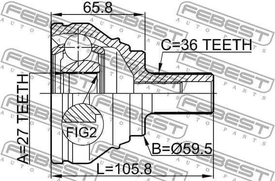 Joint Kit, drive shaft 2310-031 - image 2