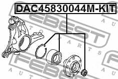 Wheel Bearing Kit DAC45830044M-KIT - image 2