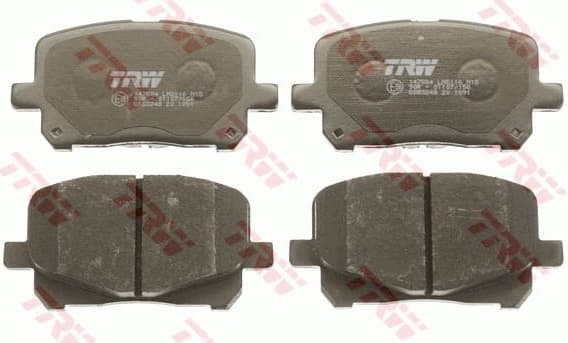 Brake Pad Set, disc brake COTEC GDB3248 - image 3
