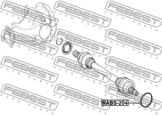 Sensor Ring, ABS RABS-204 - image 2