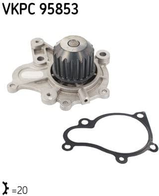 Water pump cooling system VKPC95853 - image 2