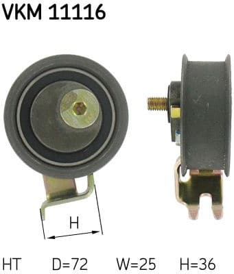 Tensioner belt VKM11116 - image 3