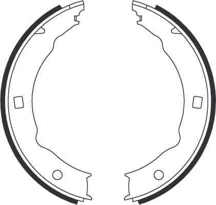 Brake Shoe Set, parking brake GS8683 - image 3