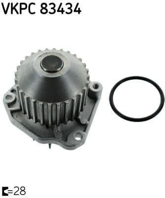 Water Pump, engine cooling VKPC 83434 - image 2