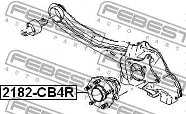 Wheel Hub 2182-CB4R - image 2
