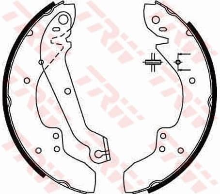 Brake Shoe Set GS6167 - image 2