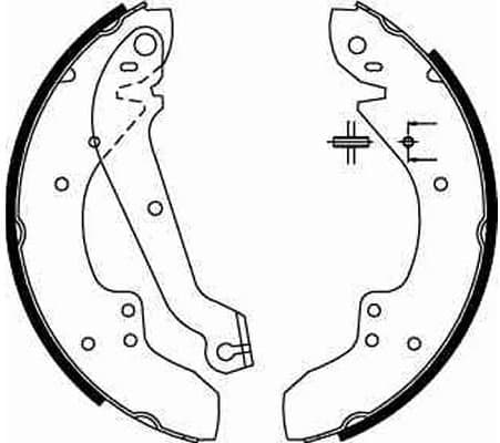 Brake Shoe Set GS6167 - image 3