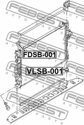 Mounting, radiator VLSB-001 - image 2