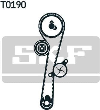 Water Pump & Timing Belt Kit VKMC 06002 - image 4