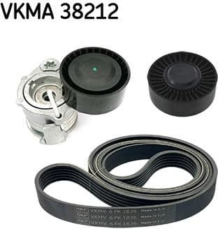 V-ribbed Belt Set VKMA 38212 - image 2