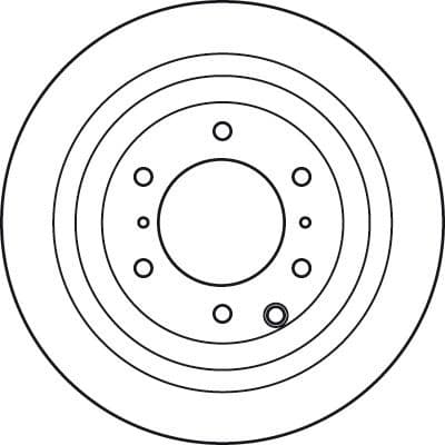 Brake Disc TRW SINGLE DF4944S - image 4