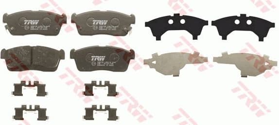 Brake Pad Set, disc brake COTEC GDB3430 - image 4