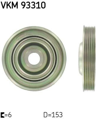 Pulley crankshaft VKM93310 - image 2