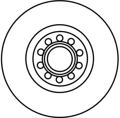 Brake Disc TRW SINGLE DF4262S - image 4