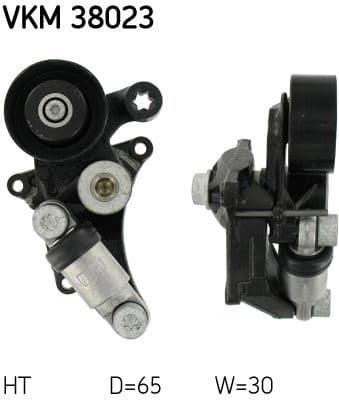 Belt Tensioner, V-ribbed belt VKM 38023 - image 2