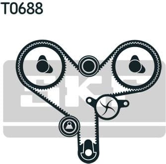 Timing belt kit VKMA91904 - image 2