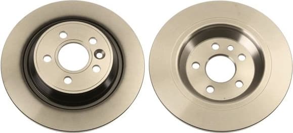 Brake discs kit rear, (2pcs), Top Quality DF6187