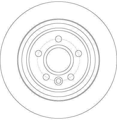 Brake discs kit rear, (2pcs), Top Quality DF6187 - image 2