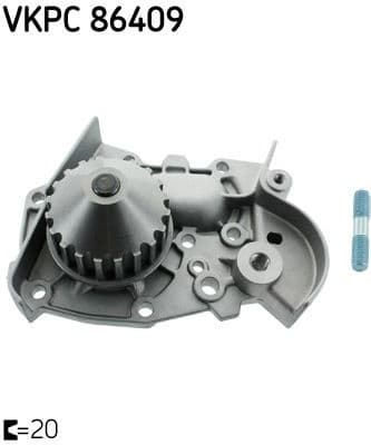 Water Pump, engine cooling VKPC 86409 - image 2