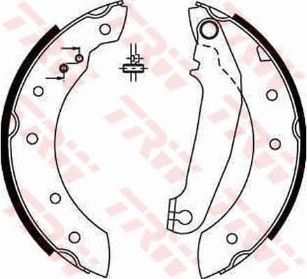 Brake Shoe Set GS6233 - image 2