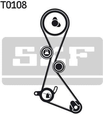 Timing belt kit VKMA06103 - image 2