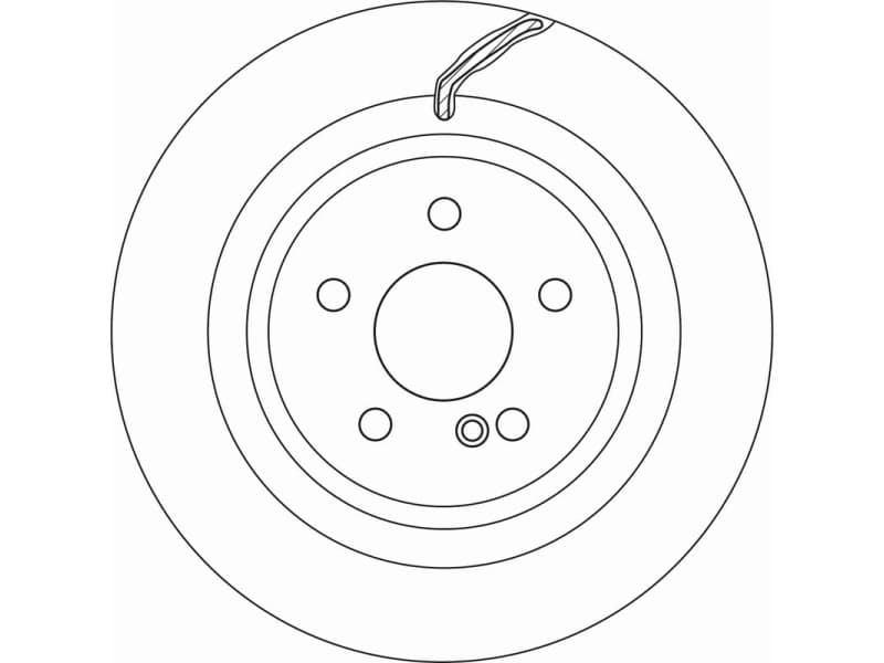 Brake Disc TRW SINGLE DF6826S - image 2