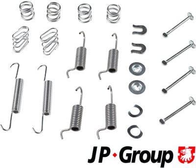 Accessory Kit, parking brake shoes JP 3963952110