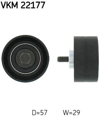 Tensioner belt VKM22177 - image 3