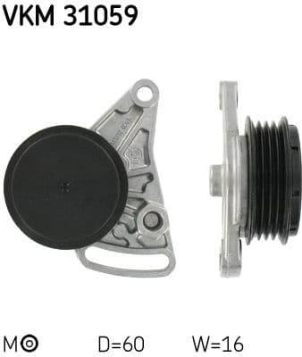 Tensioner belt VKM31059 - image 3