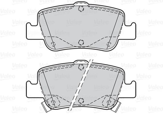 Brake Pad Set, disc brake ESSENTIAL 302156 - image 2