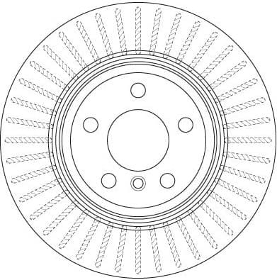 Brake disc, 1pcs REAR, Top Quality DF6512S - image 3